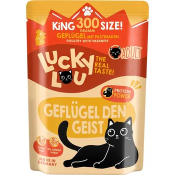 Krmivo pro kočku Lucky Lou Lifestage Adult drůbež 6 × 300 g