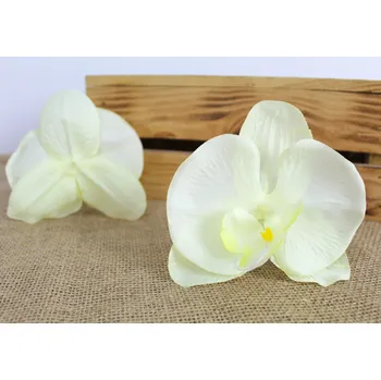 umělá květina Květina STORCZYK 12 cm SVĚTLE ŽLUTÁ