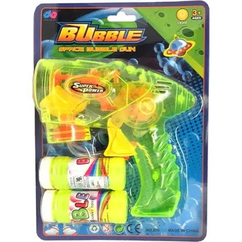 Bublifuk Bublifuková pistole se světlem-zelená
