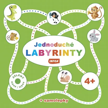 omalovánky Jednoduché labyrinty 4+