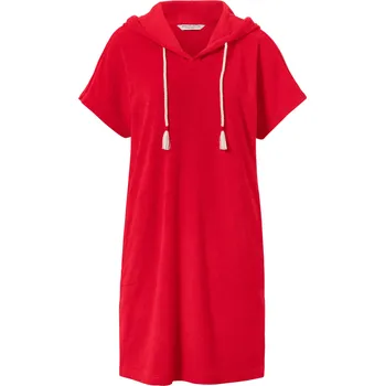 Dámské šaty 681354 - Tchibo - Plážové froté šaty - pro ženy - vel. XL 48/50 - barva: červená