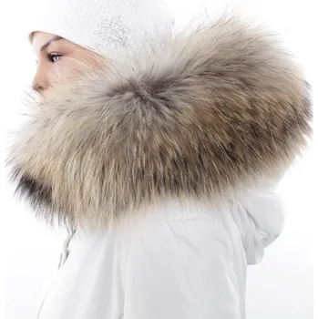 Kožešinový lem na kapuci - límec mývalovec LM 10/1 (75 cm)