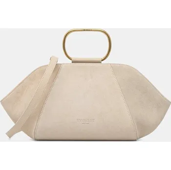 Kabelka Semišová kabelka Twinset 261TB7090 béžová 08X, vel. ONE SIZE