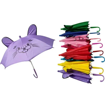 Deštník Dětský deštník KOT 8 drátů (průměr 50 cm, délka 40 cm) MIX BAREV