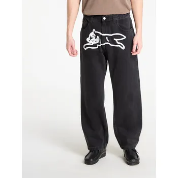 Pánské kalhoty Kalhoty Billionaire Boys Club Icecream Spray Paint Running Dog Double Scoop Denim Pants Black 36