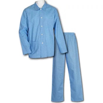 LUIZ Pánské pyžamo na knoflíky -Bavlna- Karel 59 Velikost: 48