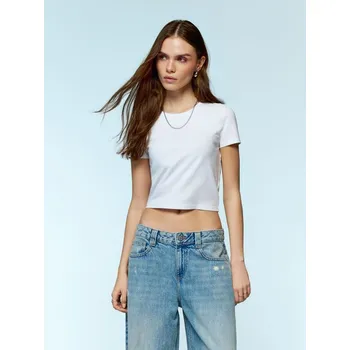 Dámské tričko Zkrácené tričko - L - House - bílý - 529DZ-00X