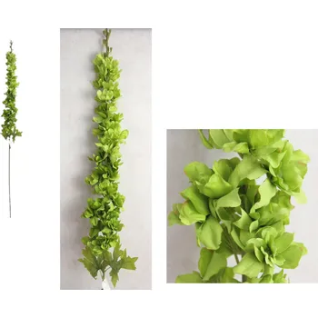 umělá květina Květina OSTRÓŻKA výška 118 cm (květina 60x11 cm) ZELENÁ