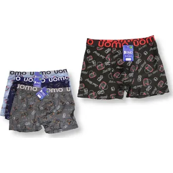 Pánské spodní prádlo Pánské boxerky UOMO s motivem KUFEL, KOSTKI č.: 8806 - 1 ks