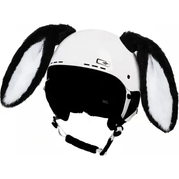 Crazy Ears Uši na helmu Králík černý - suchý zip 25/26
