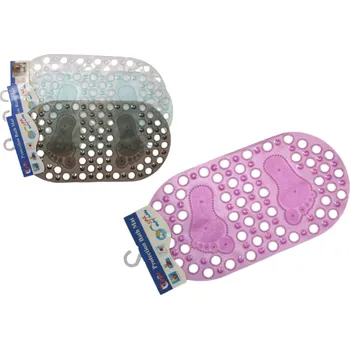 Protiskluzová podložka Koupelnová rohož, protiskluzová oválná STOPY PVC 63,5x33,5 cm