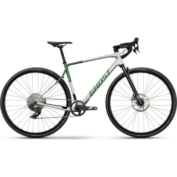 Silniční kolo Ghost Asket CF Full Party 2026 (Silver Stone/Madow Green Glossy)