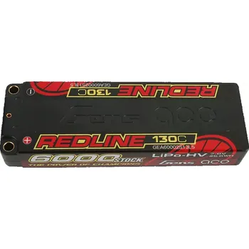 RC náhradní díl Gens ace akumulátor HV LiPo Redline 1.0 6000mAh 2S2P 7.6V 130C HardCase 57#