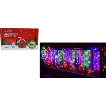Vánoční dekorace Vánoční světla, SOPLE 200 LED 8 m - MULTIKOLOR