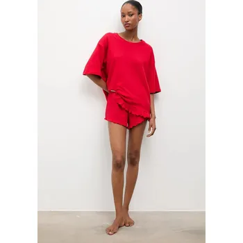Dámské pyžamo Bavlněné pyžamo Answear Lab WS25.BID006 červená 33X, vel. XL