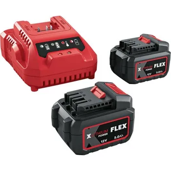 FLEX Aku set 12V 2x5,0Ah + nabíječka CA 12
