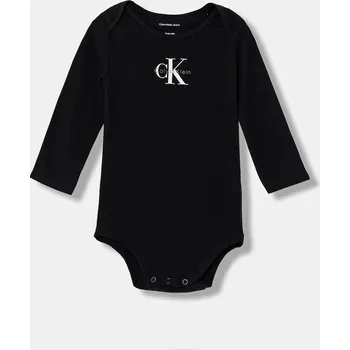 Kojenecké oblečení Kojenecké body Calvin Klein Jeans IN0IN00337.9BYA černá 99X, vel. 80