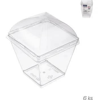 Pohárek UH+víčko panna cotta 0,19 l 6 ks