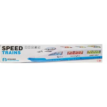 Vláček a vláčkodráha Vozidlo vlak lokomotiva na baterie 28x7x4,5 cm