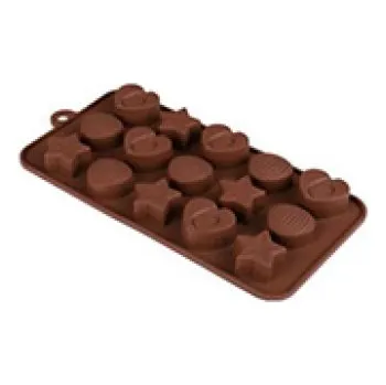 Forma na pečení Silikonová forma na čokolády, pralinky (15 ks) 20,5 x 10,5 cm