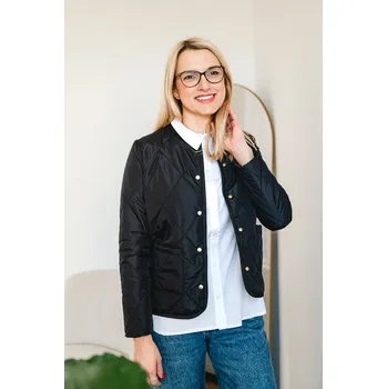 Dámská prošívaná bunda Lara černá - BLAKRM-1