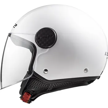 Helma na motorku LS2 OF558 SPHERE GLOSS WHITE-06 XL