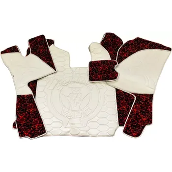 Ochranný autopotah Podlaha SCANIA NTG R (odpružená/pevná)- béžová, červená dánská