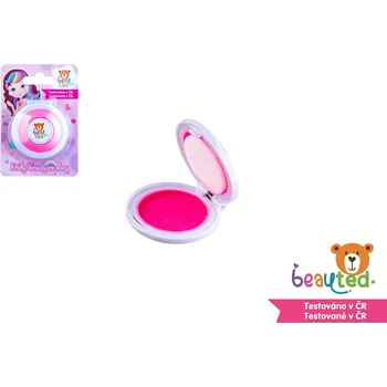 Doplněk pro panenku Křída na vlasy beauted růžová plast 5cm na kartě