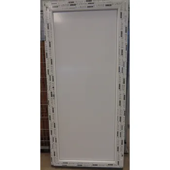Vchodové dveře SKLADOVÁ-OKNA.cz NOVÉ!!! Vedlejší vchodové dveře REHAU Smartline+, plné, pravé 980 x 2080 mm Bílá