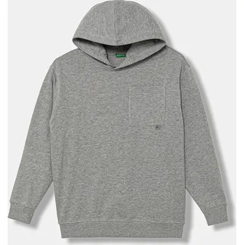 Chlapecká mikina Dětská mikina United Colors of Benetton 3NBMC205A.G.seasonal šedá 09X, vel. 120