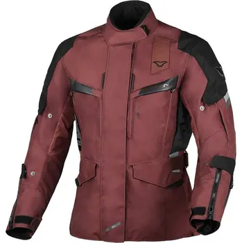 Moto bunda Macna Zastra Night Eye bordeaux red jacket lady vel.2XL