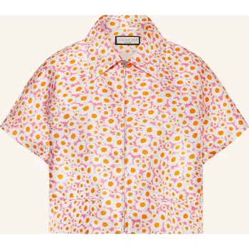 Dámský blejzr Sem Per Lei Dámská Bunda Hranatého Střihu, bílá / oranžová /...