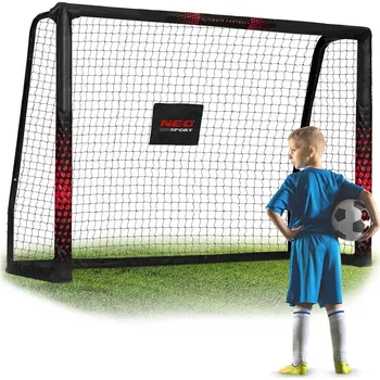 Sportovní branka Neo-Sport Fotbalová branka 180 x 120 x 60 cm NS-463 černo červená