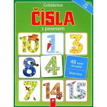omalovánky Cvičebnice čísla s pexesem