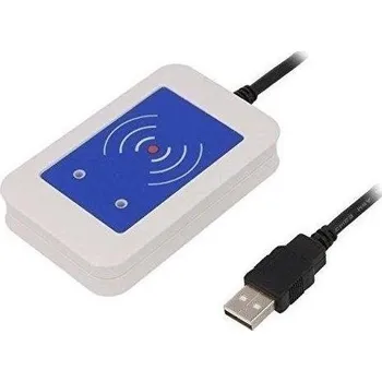 Xerox ELATEC TWN4 MIFARE NFC RFID CARD READER WHITE USB 2M CABLE