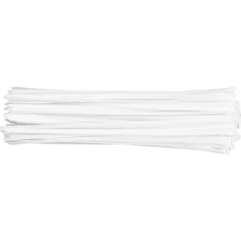 Stahovací páska NEO TOOLS Stahovací pásky 7,6 mm x 500 mm, 75 ks, bílé, profi