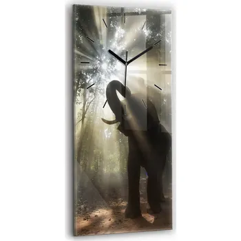 Hodiny Nástěnné hodiny Wallfluent černé 30 cm