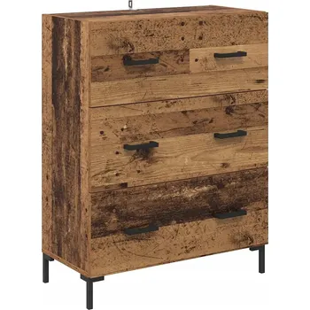 Příborník do zásuvky Bufet se zásuvkou, staré dřevo, 69,5 x 34 x 90 cm