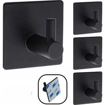 Věšák Háček bez vrtání Sotbe černý