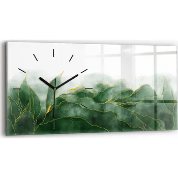 Hodiny Nástěnné hodiny Wallfluent zelené 60 cm