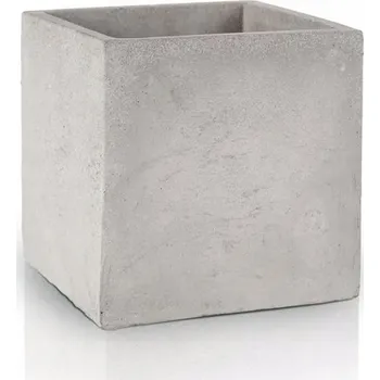Květináč Betonový šedý Květináč Polnix 17 cm x 167 x 17 cm