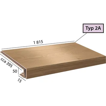 Schodiště Vinylové schody BRASED Longline Step 2A - 1083 Dub pískový