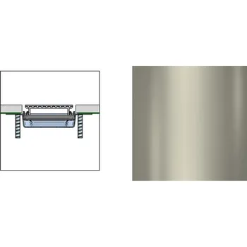 sprchový žlab Rošt Profilpas FLAT COVER XPF/60 leštěný nikl