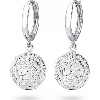 Náušnice Visací Náušnice stříbro 925, stříbrná barva