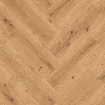 Vinylová podlaha BRASED Ecoline Herringbone HB lepený 9590 Dub královský hnědý