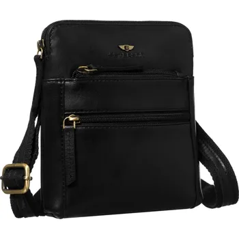 Kabelka Peterson taška přes rameno / ledvinka PTN 1903-TUM-0659 BL černá