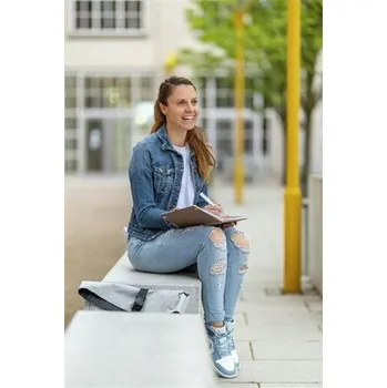 Diář Diář "Linescape", černá-žlutá, A5, týdenní, 2026, tvrdé desky, SIGEL L2603