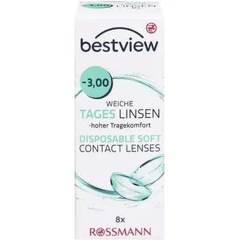 Kontaktní čočky Best View Denní kontaktní čočky -3,00 8 ks