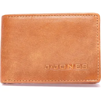 Peněženka Peněženka J Jones , přírodní lícová kůže, hnědá - muž