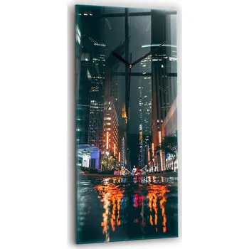 Hodiny Nástěnné hodiny Wallfluent černé 30 cm